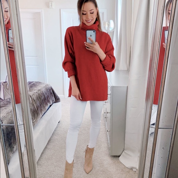 FP Red Softly Structured Tunic - Picture 7 of 8